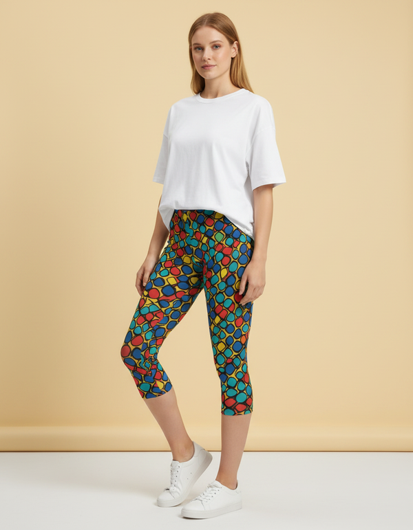 Kaleidoscope Capri Leggings bikini — Dripper