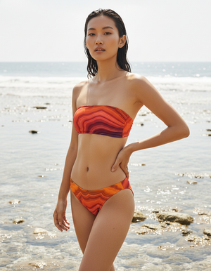 Mosaic Bandeau Bikini Bandeau Bikini — Dripper