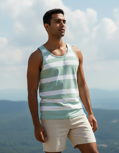 Men's Jelly Mint Tide Tank Top tank top