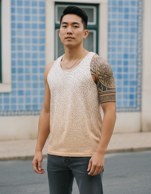 Men's Bandhani Tank Top