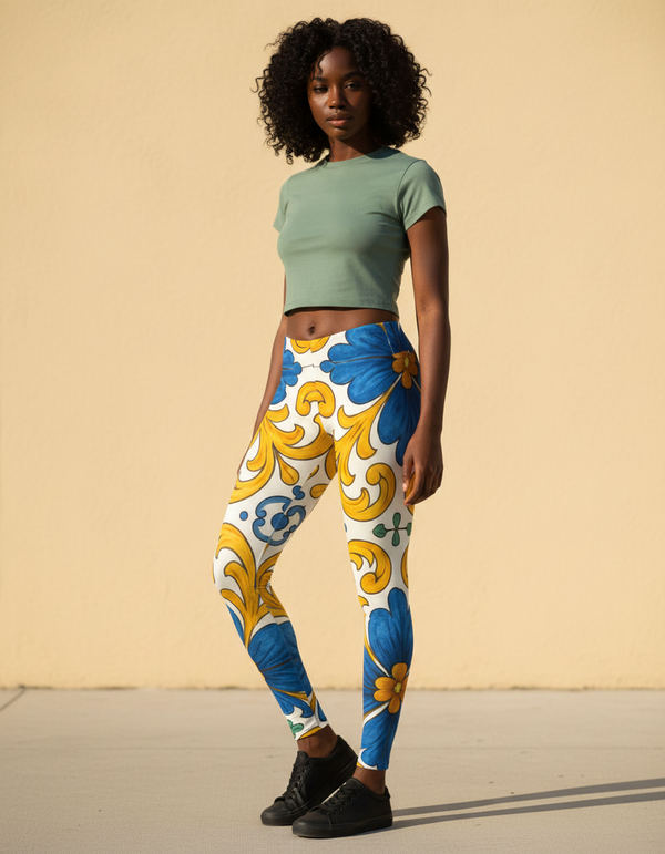 Women's Sicilian Maiolica Leggings