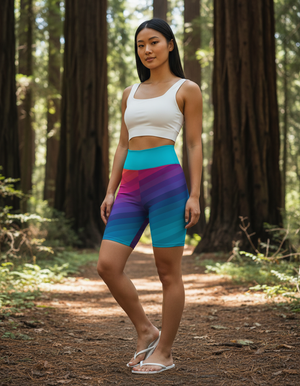 Ripple Yoga Shorts Yoga Shorts — Dripper