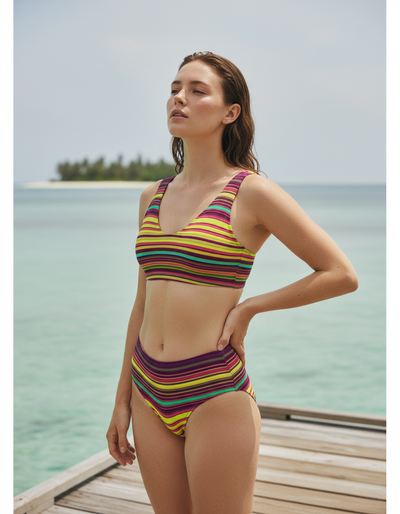 Angora Eclipse high-waisted bikini