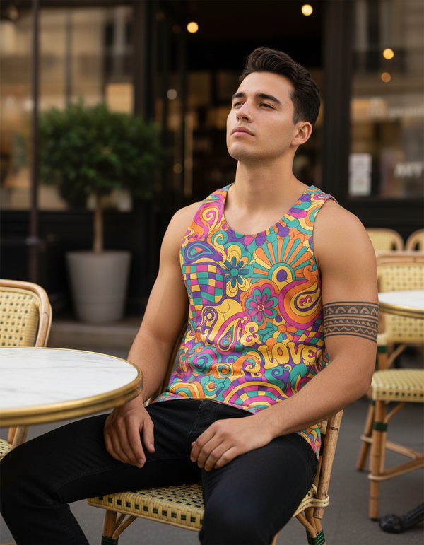 Men's Trippy tank tops