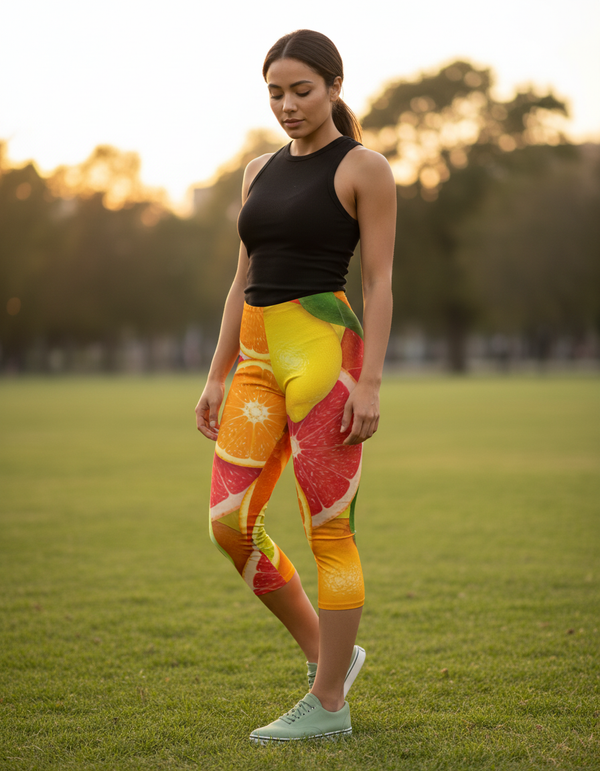 Twist Capri Leggings Capri Leggings — Dripper