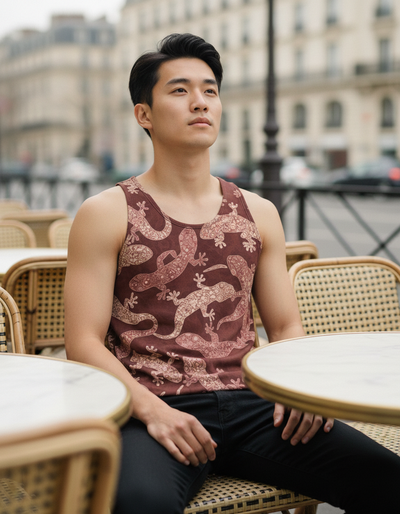 Men's Millennial Pink Verdant Tank Top tank top