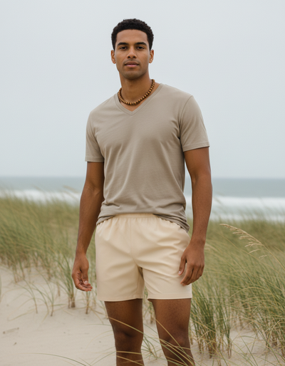 Bisque Men's Swim Trunks swim trunks
