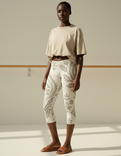 White Onyx Pavitra Capri Leggings capri leggings