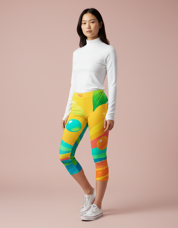 Pulsar Capri Leggings Capri Leggings — Dripper