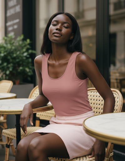 Women's Dusty Rose Tank Top tank top