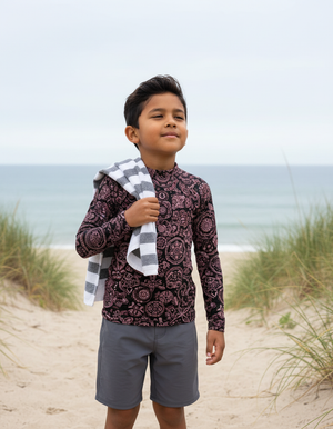 Kids Millennial Pink kids rashguards