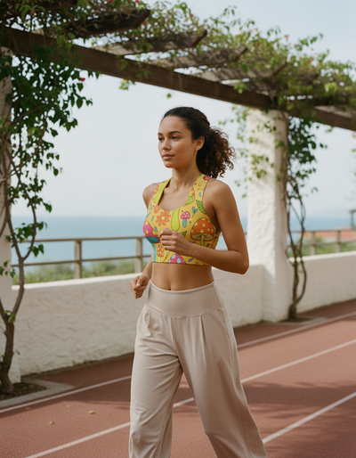 Fungi Longline Sports Bra longline sports bra