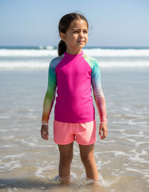 Mosaic Kids Rash Guard Kids Rash Guard — Dripper