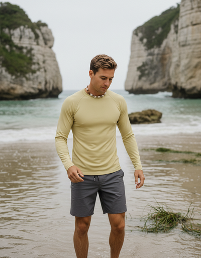 Men's Flax rash guard