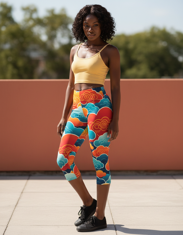 Zephyr Capri Leggings Capri Leggings — Dripper