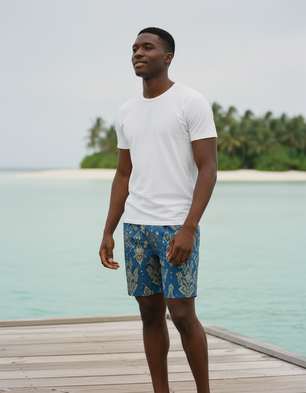 Men's Thai Silk Swim Trunks