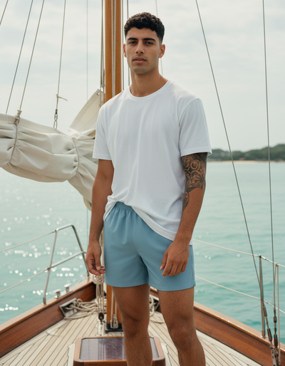 Stone Blue Men's Swim Trunks swim trunks