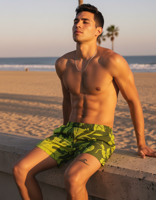 Men's Merian Botanical Swim Trunks