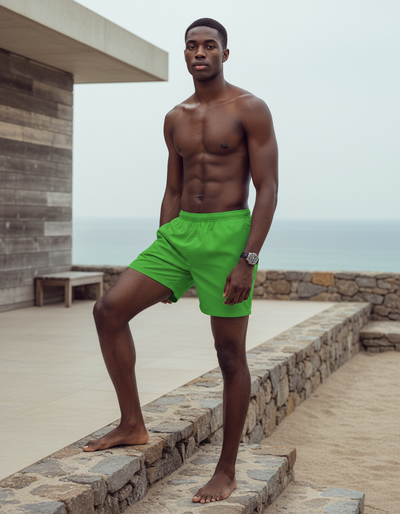 Kelly Green Men's Swim Trunks swim trunks