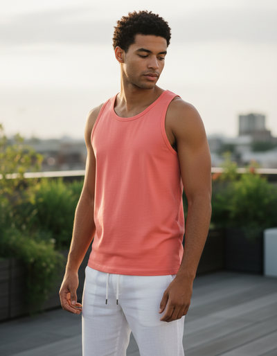 Men's Living Coral Tank Top tank top