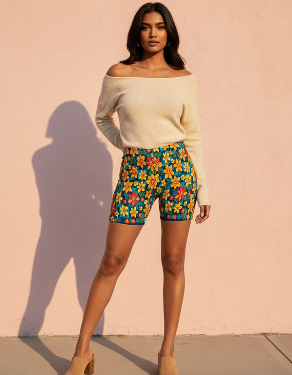 Women's Short Shorts in Aloha