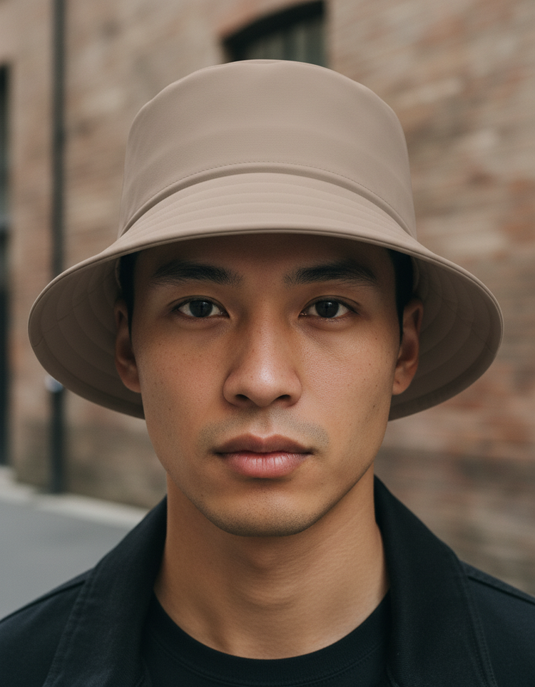 Taupe Bucket Hat Bucket Hat — Dripper