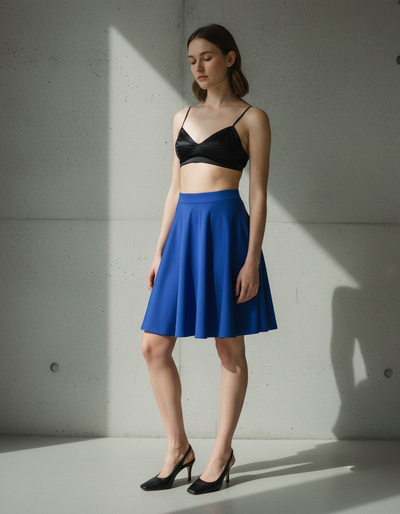 Persian Blue Skater Skirt skater skirt