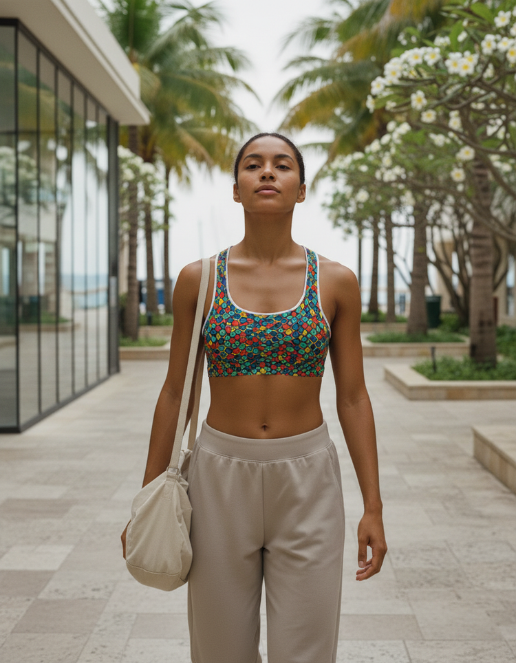 Kaleidoscope classic sports bras