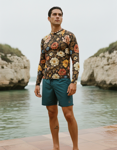 Men's Coffee Bean Elysium rash guard