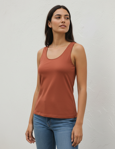 Women's Burnt Sienna Tank Top tank top