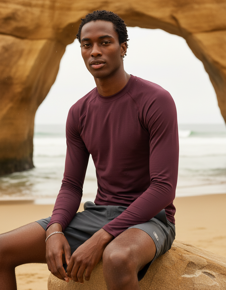 Mulberry Rash Guard Men's Rashguard — Dripper