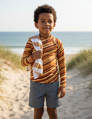 Kids Muskmelon Sway kids rashguards