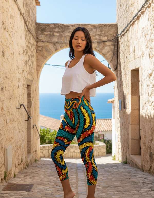 Viper Capri Yoga Leggings Capri Yoga Leggings — Dripper