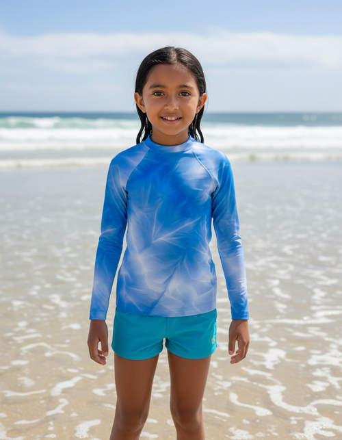 Marina Frost Kids Rash Guard Kids Rash Guard — Dripper