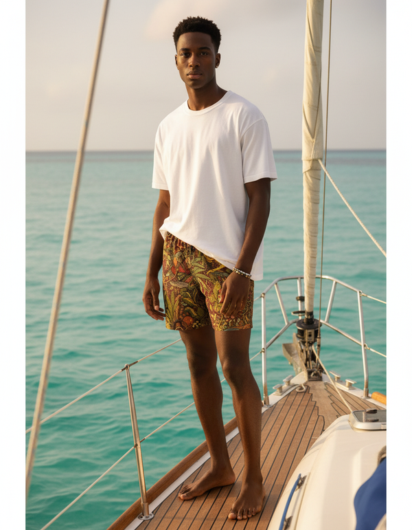 Solarpunk Collection Swim Trunks swim trunks