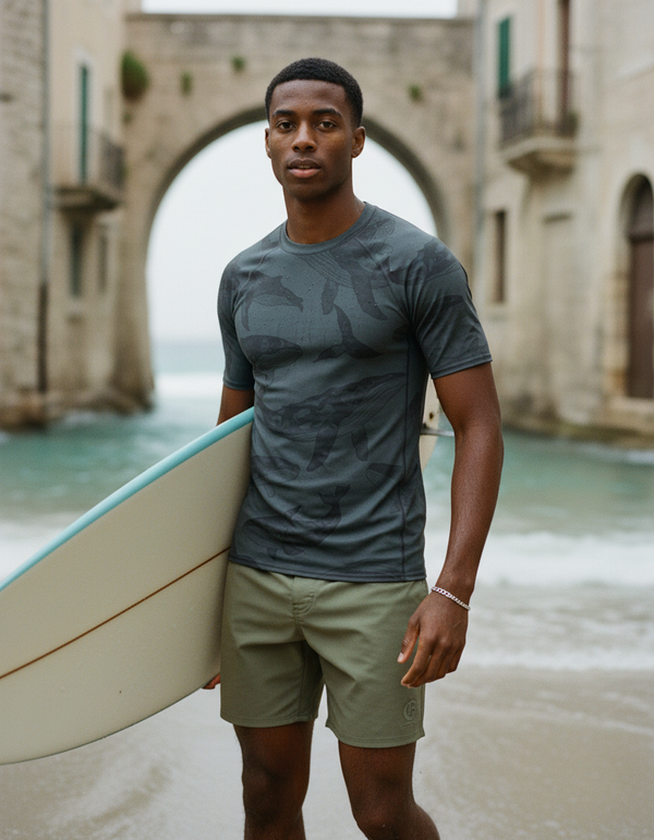 Men's Whale Rash Guard