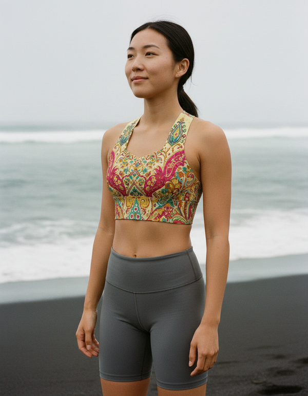 Mughal Collection longline sports bras