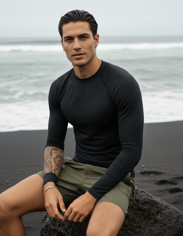 Soot Rash Guard Men's Rashguard — Dripper