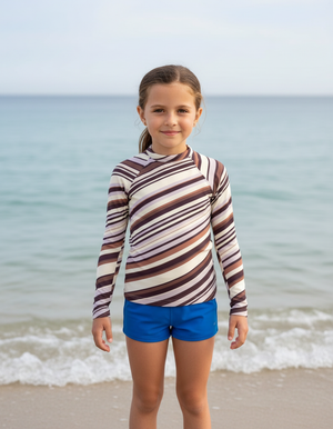 Kids Rhodonite Sway kids rashguards