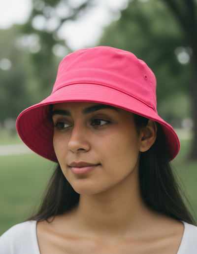 Hot Pink Bucket Hat bucket hat