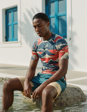 Koi Rash Guard Men's Rashguard — Dripper