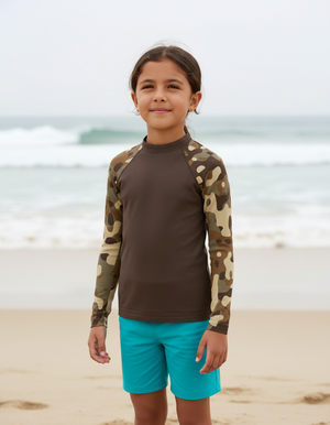 Horizon Rash Guard Kids Rash Guard — Dripper