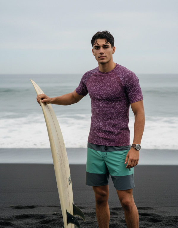 Men's Bandhani Rash Guard