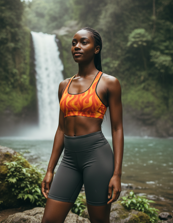 Flicker Longline Sports Bra Classic longline sports bras