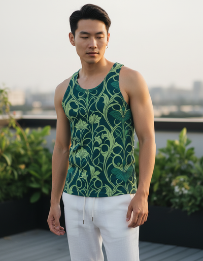 Men's Transformative Teal Elysium Tank Top tank top