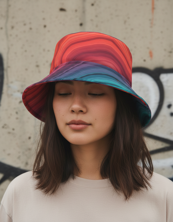 Colorful Mosaic Bucket Hat