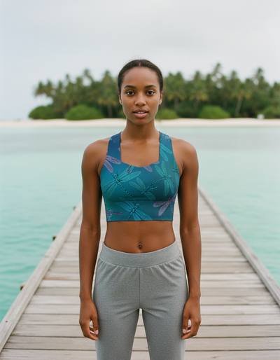 Zephyr Longline Sports Bra longline sports bra