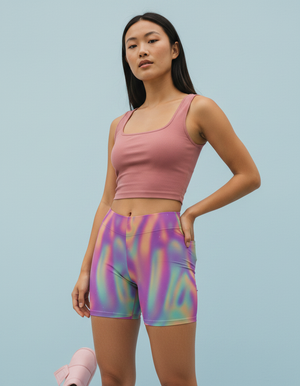 Electric Fuchsia Chroma Short Shorts Short Shorts — Dripper