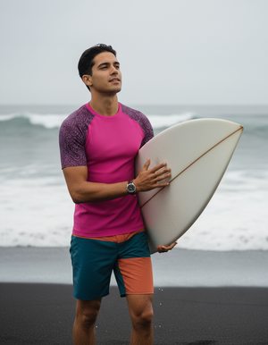 Men's Sari men's short-sleeve rashguards