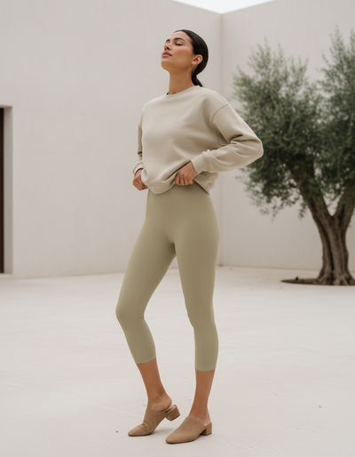 Pebble Capri Yoga Leggings capri yoga leggings